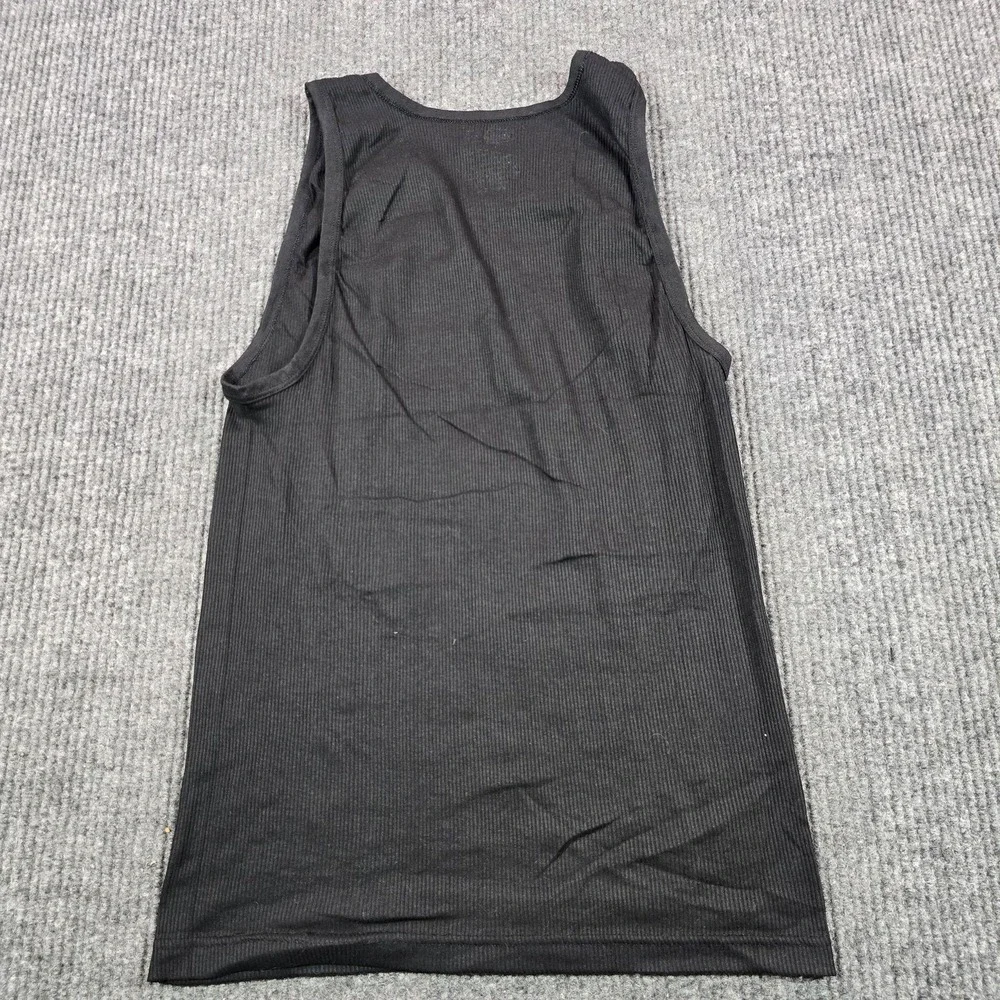 Von Dutch Tank Undershirts Mens Large Black Gray White 4 Pack Tagless Ribbed